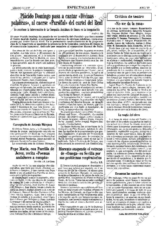 ABC SEVILLA 15-03-1997 página 89