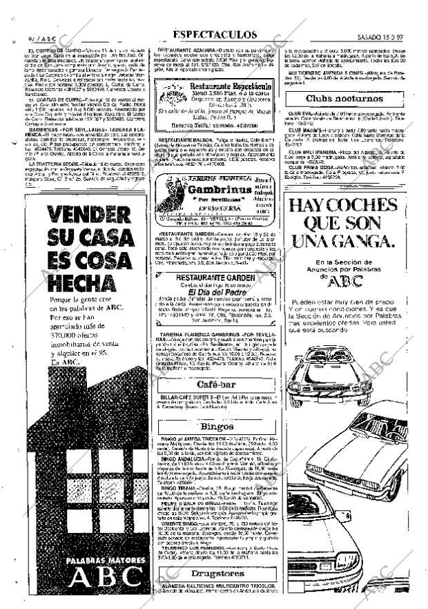 ABC SEVILLA 15-03-1997 página 94