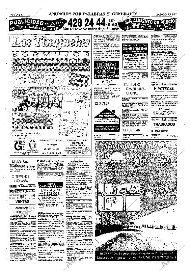 ABC SEVILLA 15-03-1997 página 96