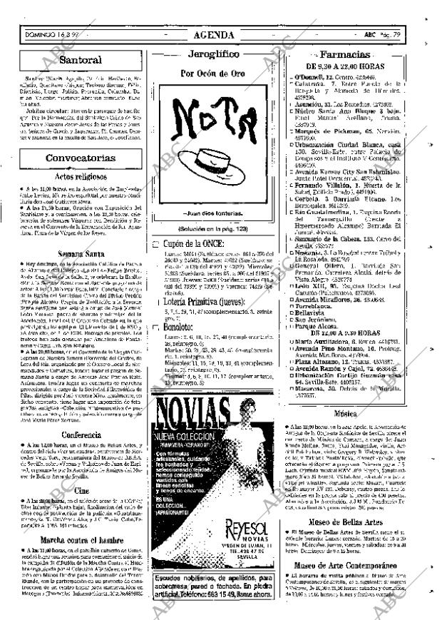 ABC SEVILLA 16-03-1997 página 79