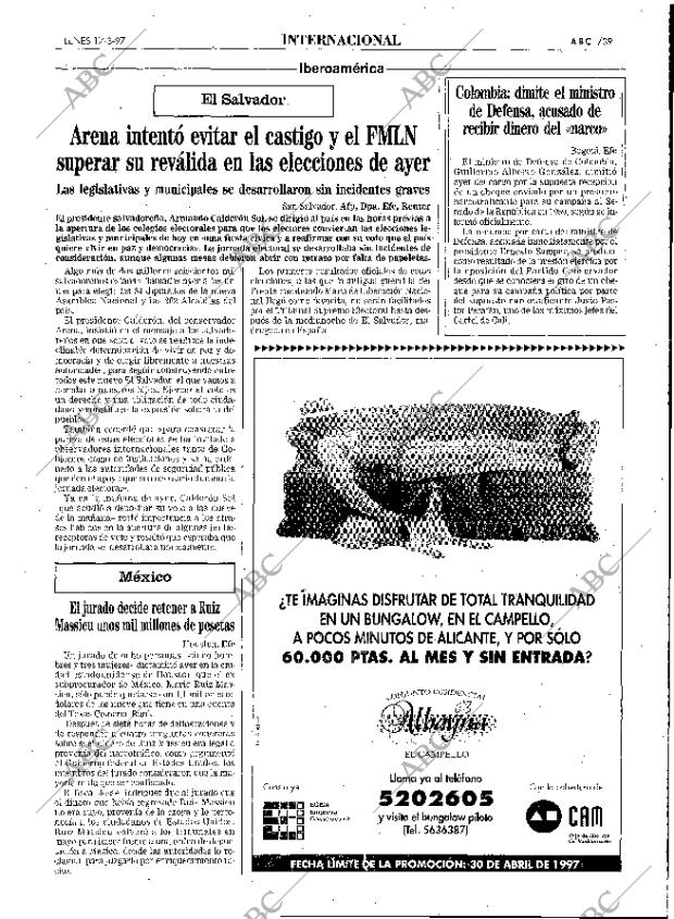 ABC MADRID 17-03-1997 página 39