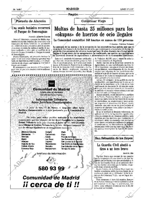 ABC MADRID 17-03-1997 página 58