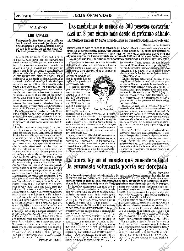 ABC MADRID 17-03-1997 página 66