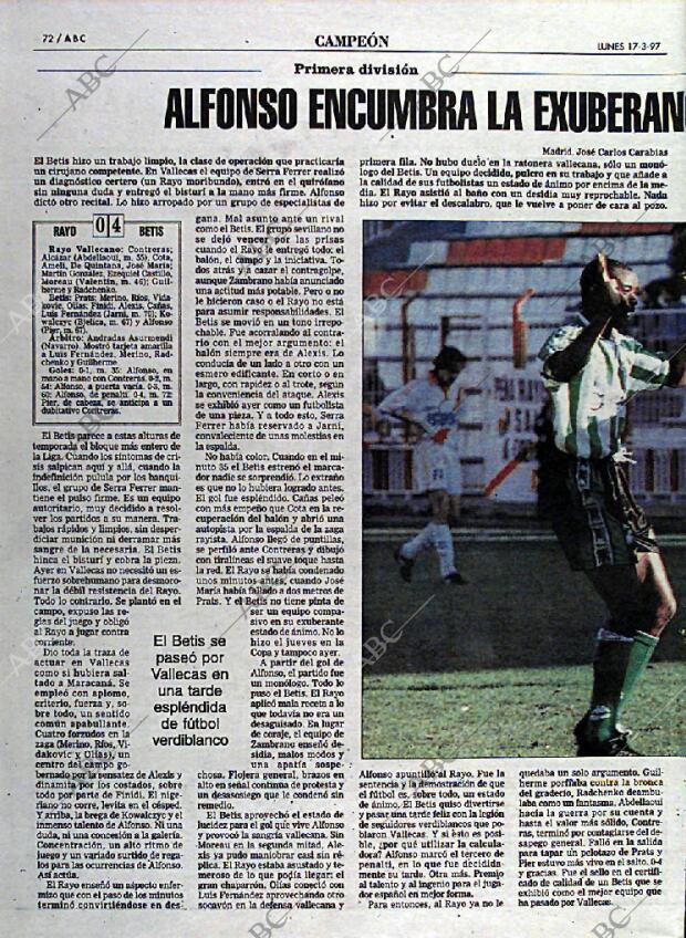 ABC MADRID 17-03-1997 página 72