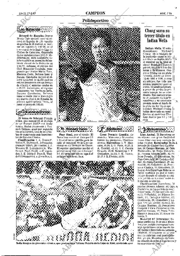ABC MADRID 17-03-1997 página 95