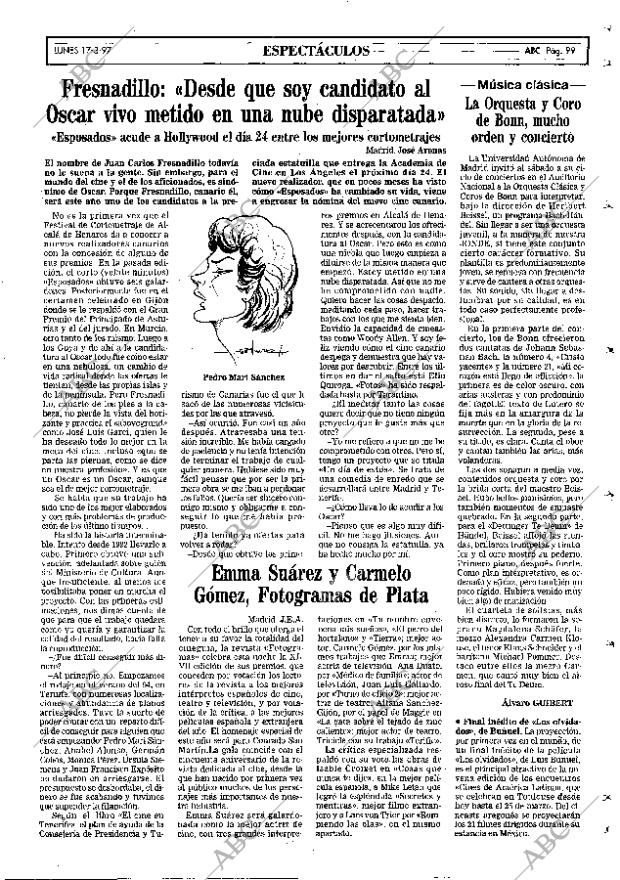 ABC MADRID 17-03-1997 página 99