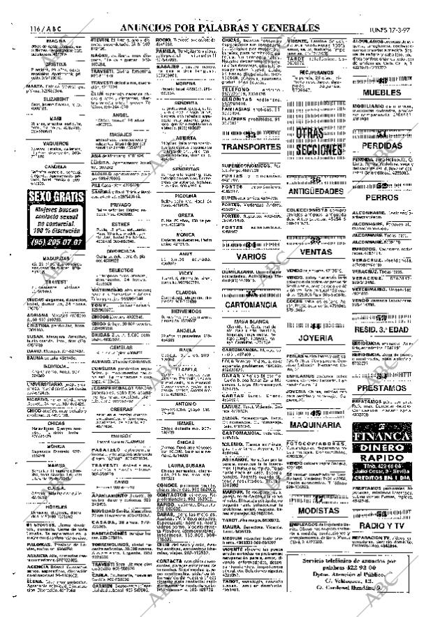 ABC SEVILLA 17-03-1997 página 116