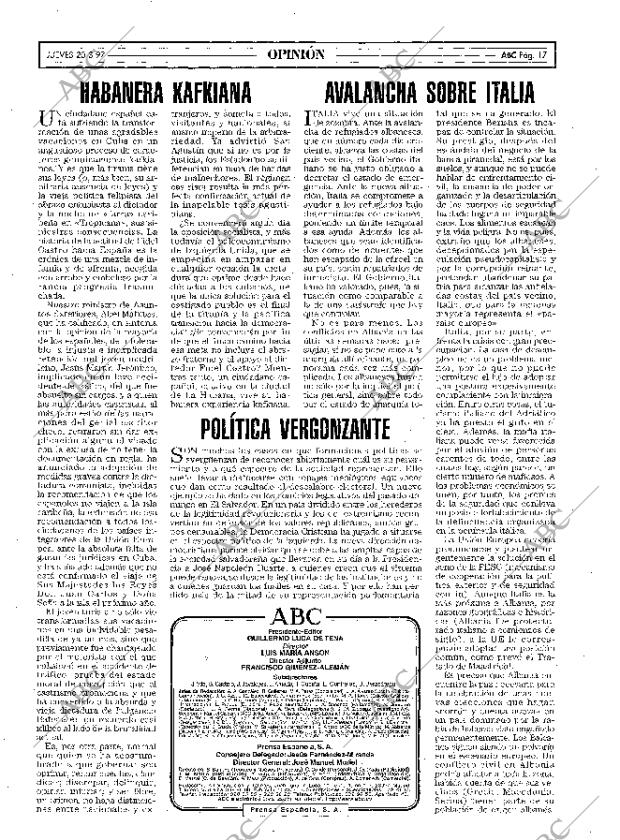 ABC MADRID 20-03-1997 página 17