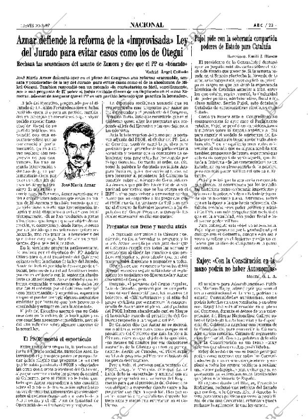 ABC MADRID 20-03-1997 página 23