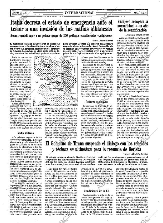 ABC MADRID 20-03-1997 página 31