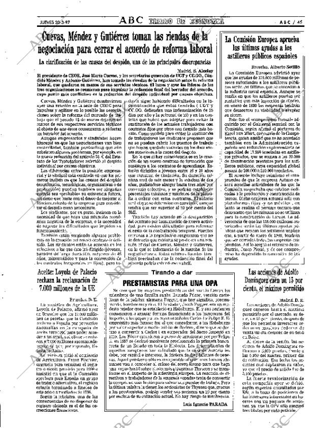 ABC MADRID 20-03-1997 página 45