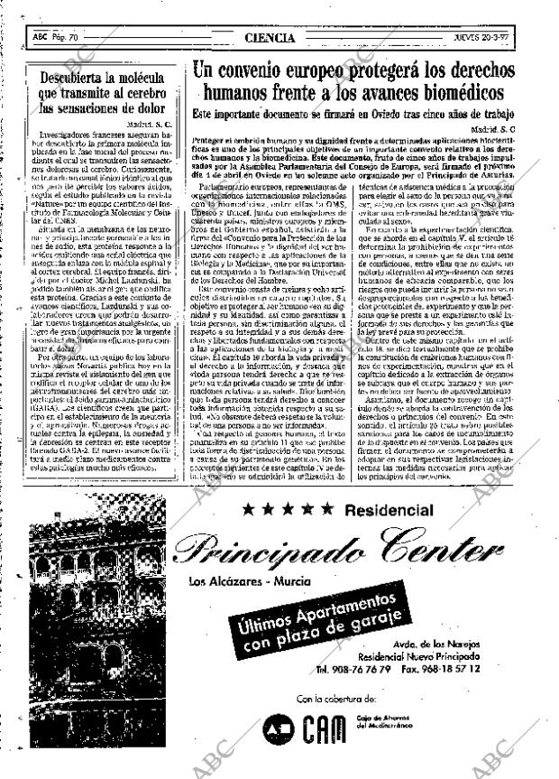ABC MADRID 20-03-1997 página 70