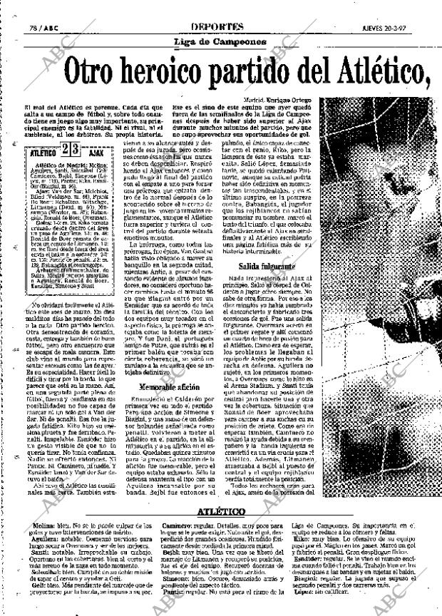 ABC MADRID 20-03-1997 página 78