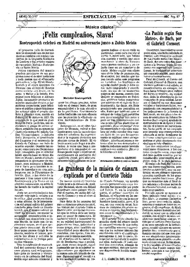 ABC MADRID 20-03-1997 página 87