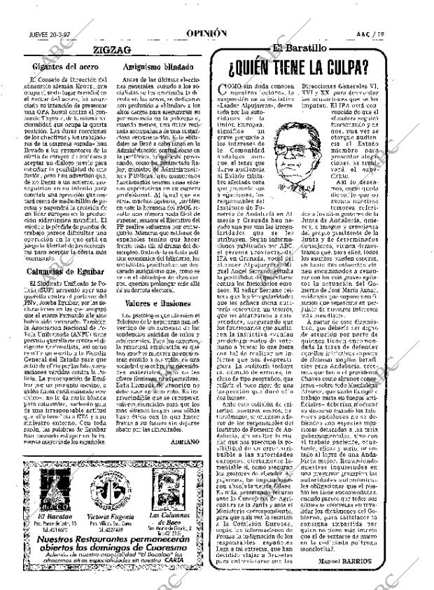 ABC SEVILLA 20-03-1997 página 19