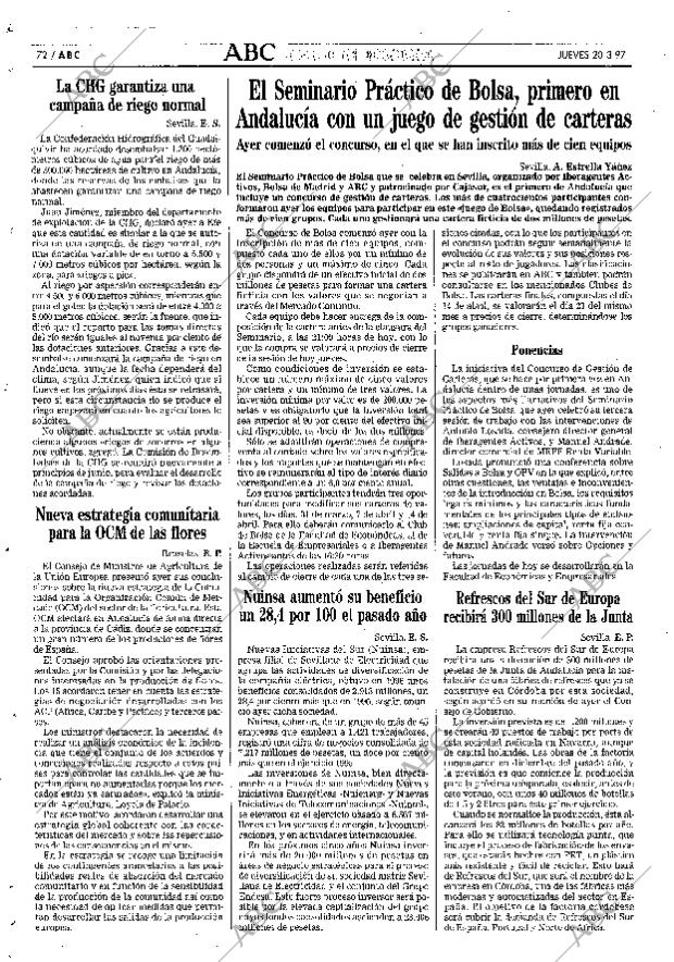 ABC SEVILLA 20-03-1997 página 72