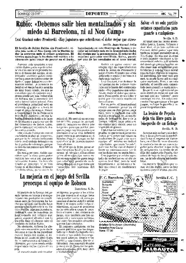 ABC SEVILLA 23-03-1997 página 79