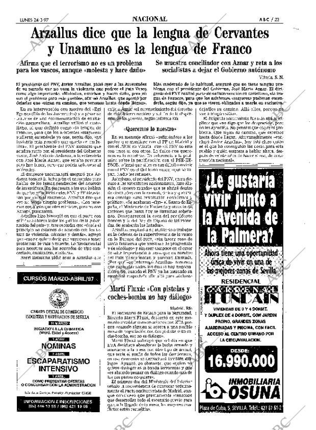 ABC SEVILLA 24-03-1997 página 23
