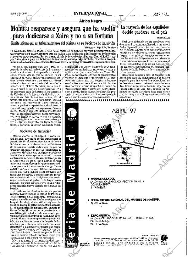 ABC SEVILLA 24-03-1997 página 33