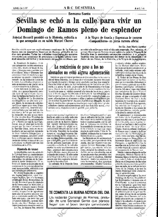 ABC SEVILLA 24-03-1997 página 45