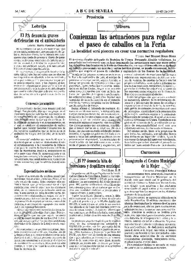 ABC SEVILLA 24-03-1997 página 54