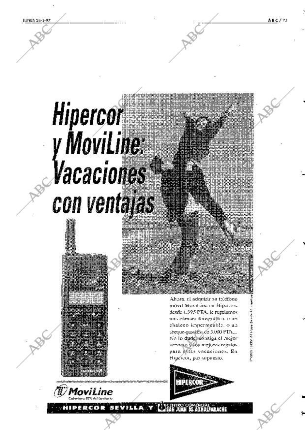 ABC SEVILLA 24-03-1997 página 73