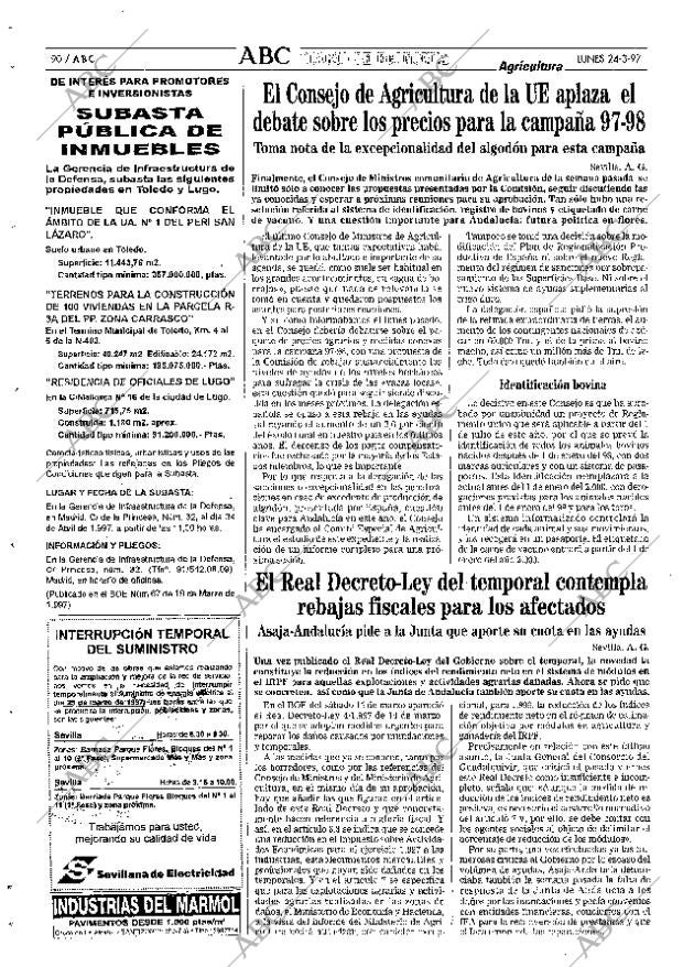 ABC SEVILLA 24-03-1997 página 90