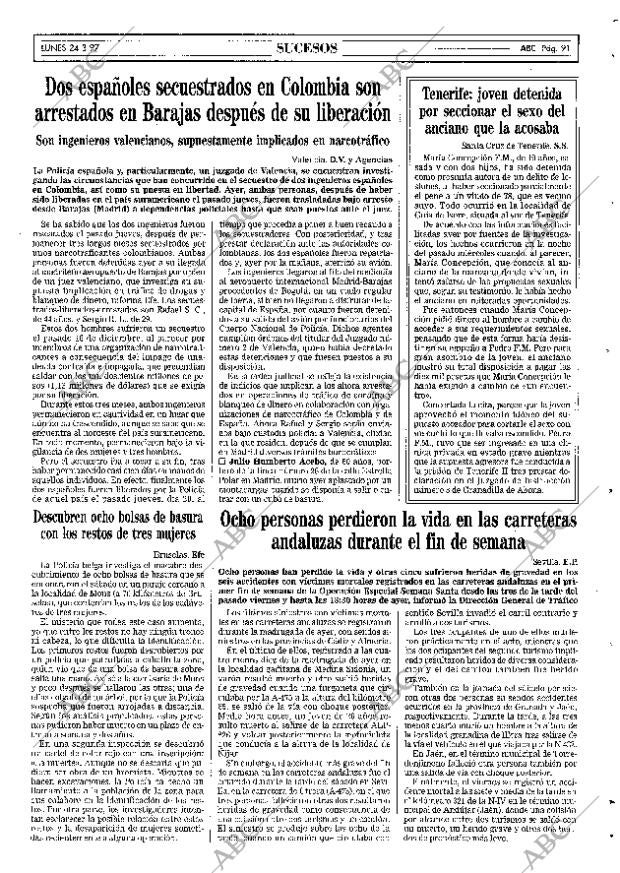 ABC SEVILLA 24-03-1997 página 91