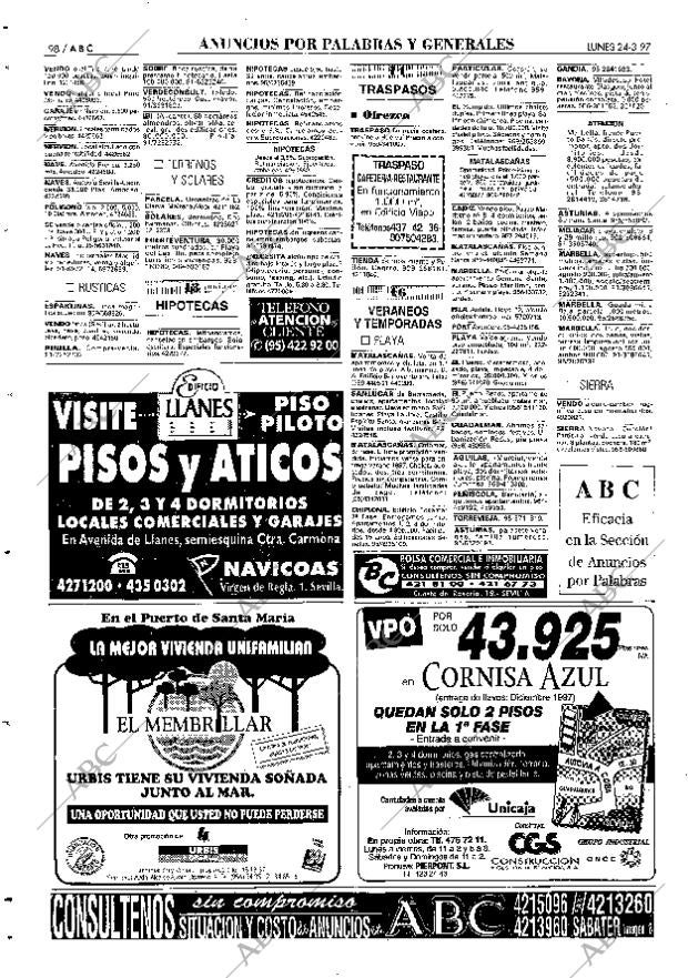 ABC SEVILLA 24-03-1997 página 98