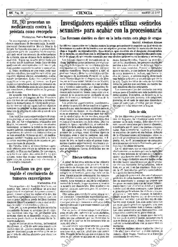 ABC MADRID 25-03-1997 página 54