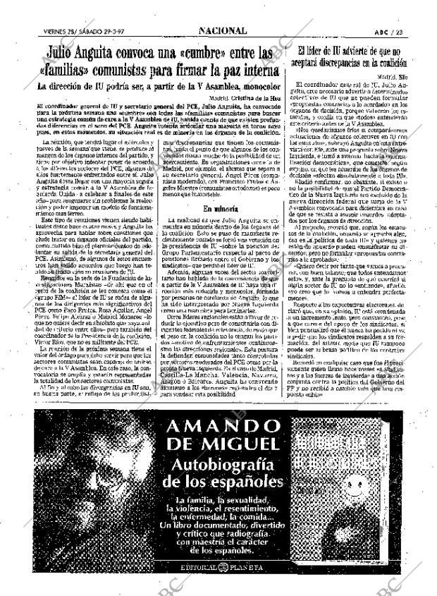 ABC MADRID 28-03-1997 página 23