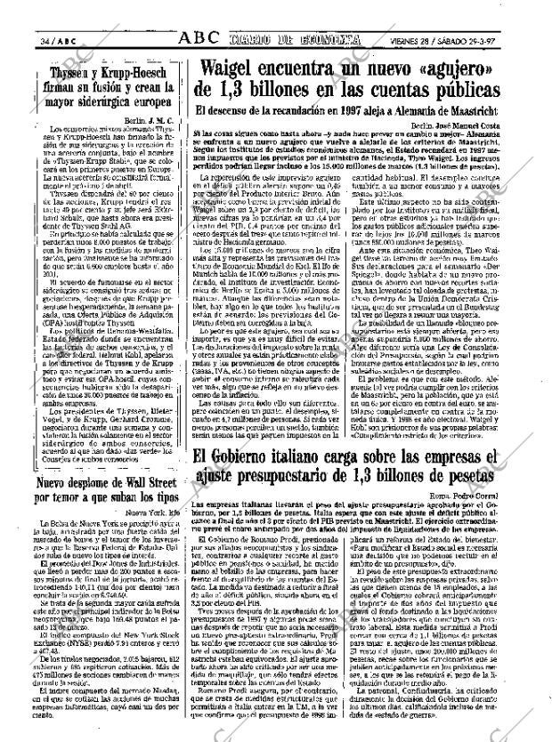 ABC MADRID 28-03-1997 página 34