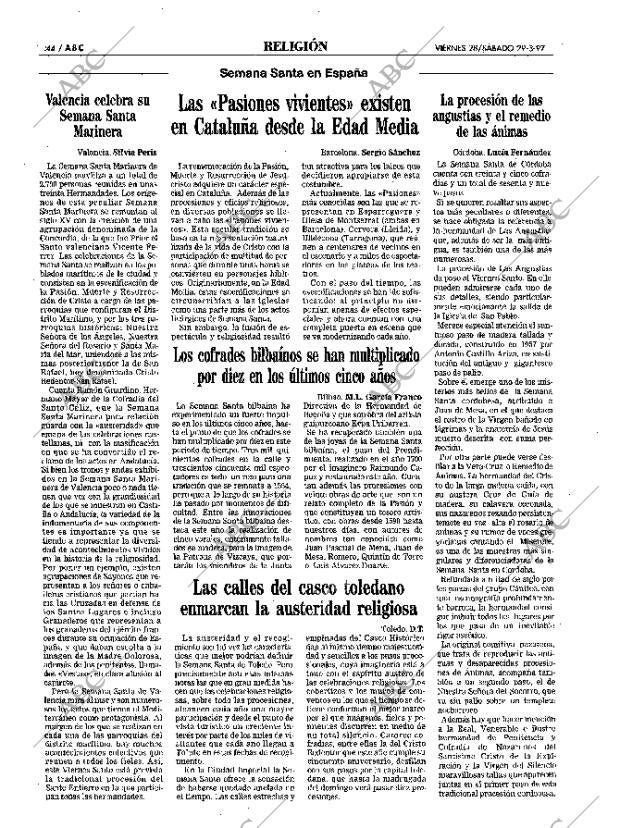 ABC MADRID 28-03-1997 página 44