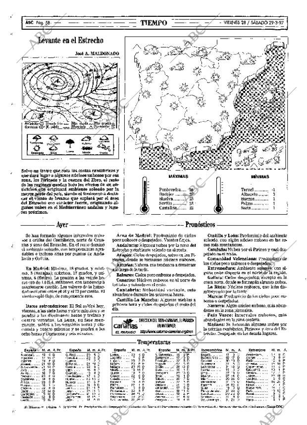 ABC MADRID 28-03-1997 página 58