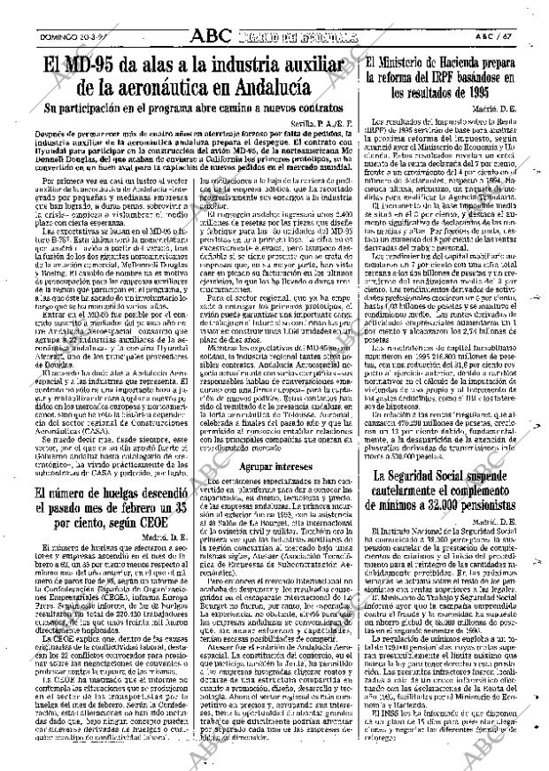 ABC SEVILLA 30-03-1997 página 67