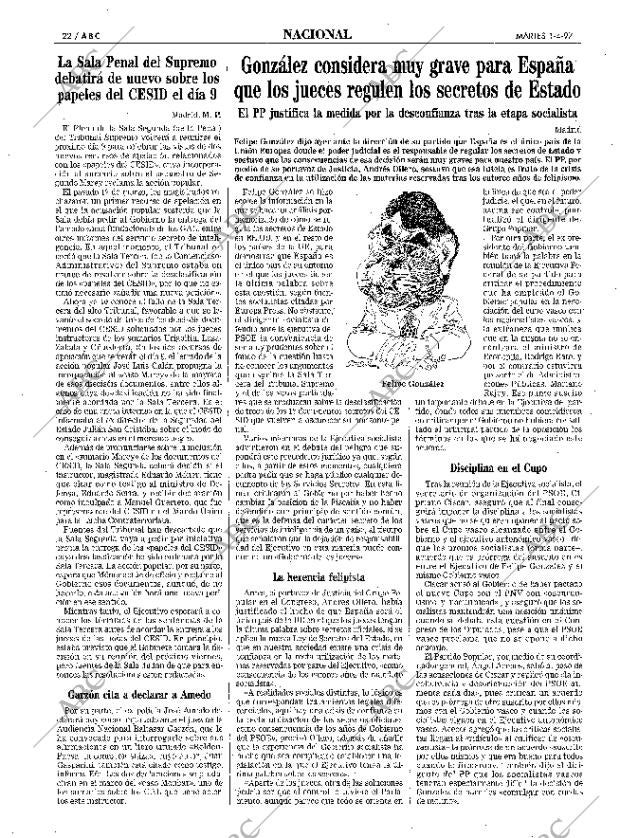ABC MADRID 01-04-1997 página 22