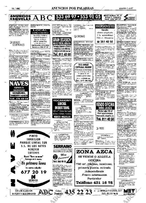 ABC MADRID 01-04-1997 página 98