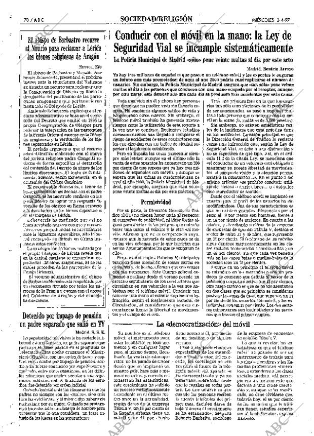 ABC MADRID 02-04-1997 página 70