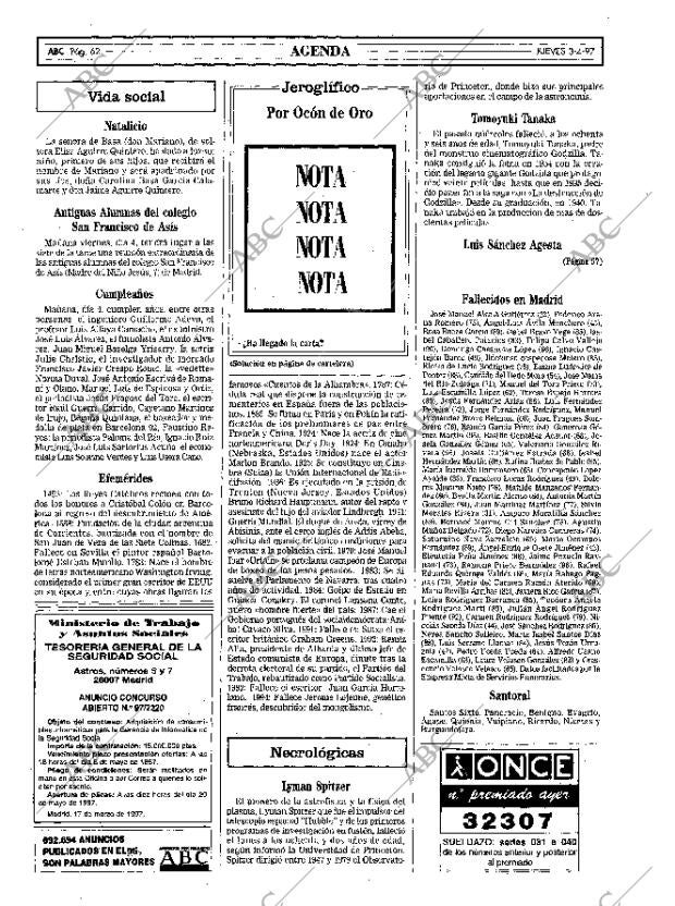 ABC MADRID 03-04-1997 página 62