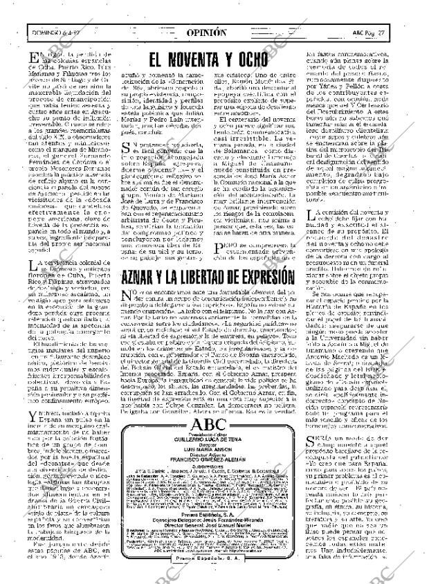 ABC MADRID 06-04-1997 página 27