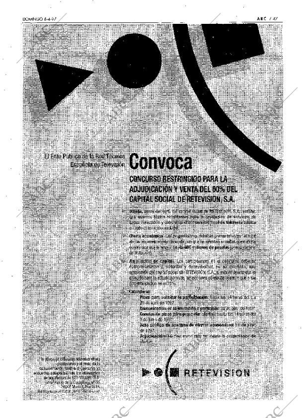ABC MADRID 06-04-1997 página 47