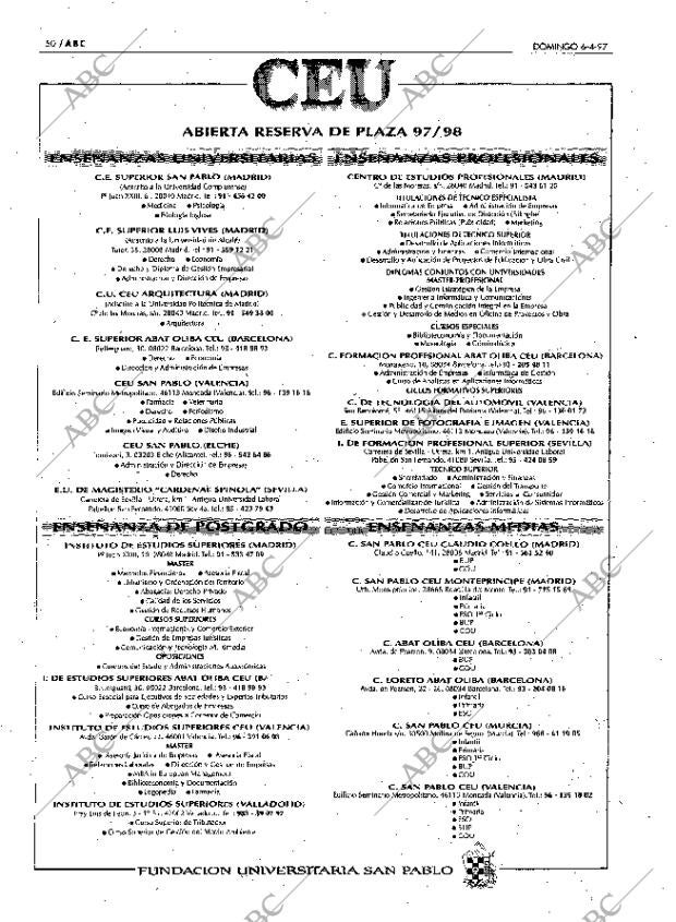 ABC MADRID 06-04-1997 página 50
