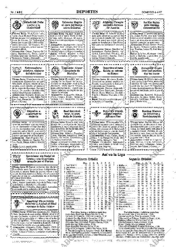 ABC MADRID 06-04-1997 página 96