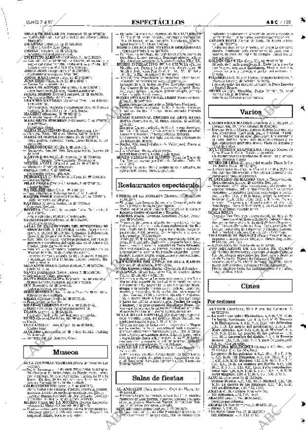 ABC MADRID 07-04-1997 página 105