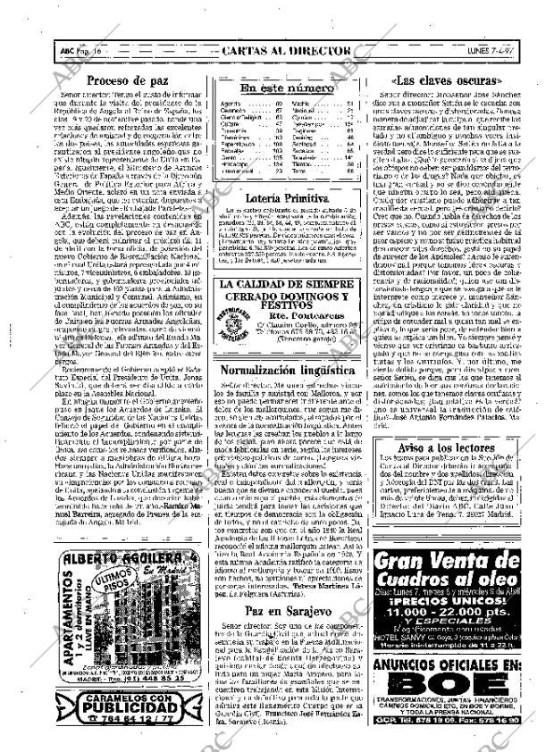 ABC MADRID 07-04-1997 página 16