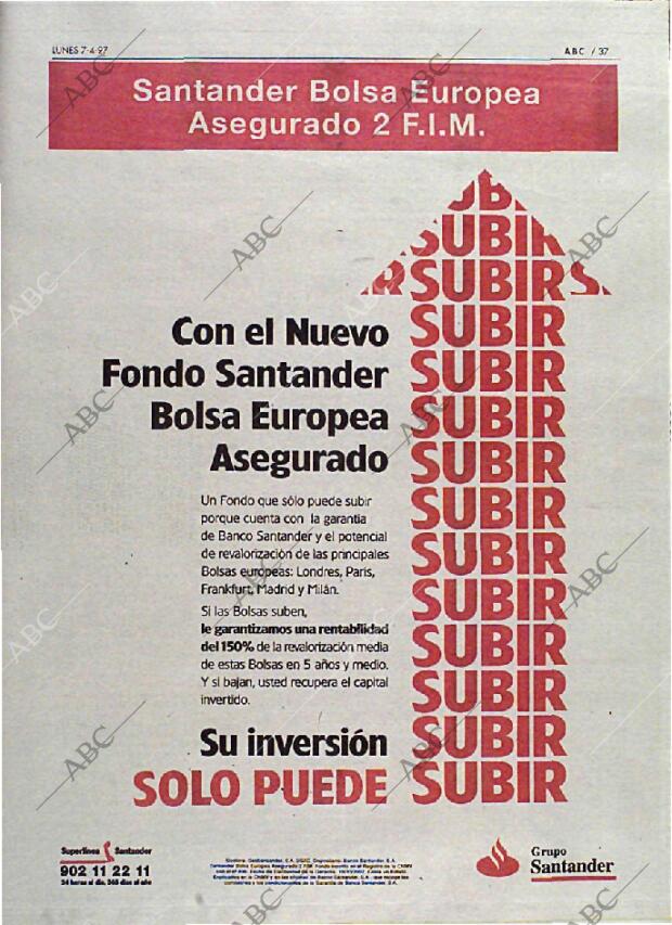 ABC MADRID 07-04-1997 página 37