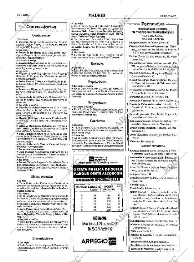 ABC MADRID 07-04-1997 página 52