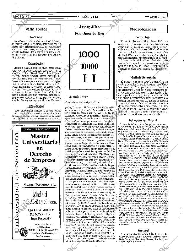 ABC MADRID 07-04-1997 página 60