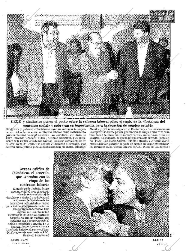 ABC MADRID 10-04-1997 página 5