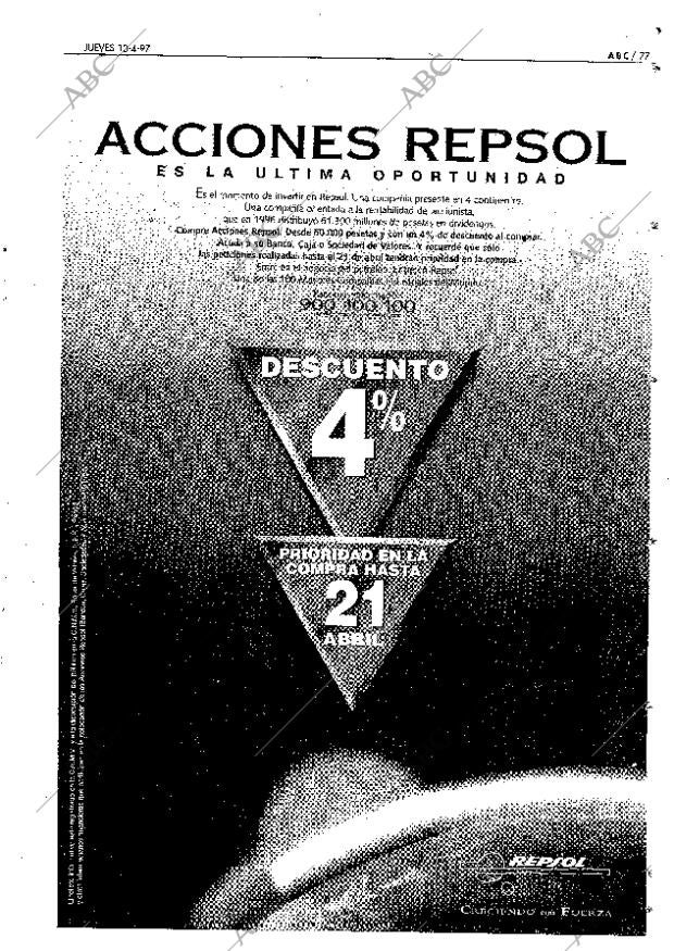 ABC MADRID 10-04-1997 página 77